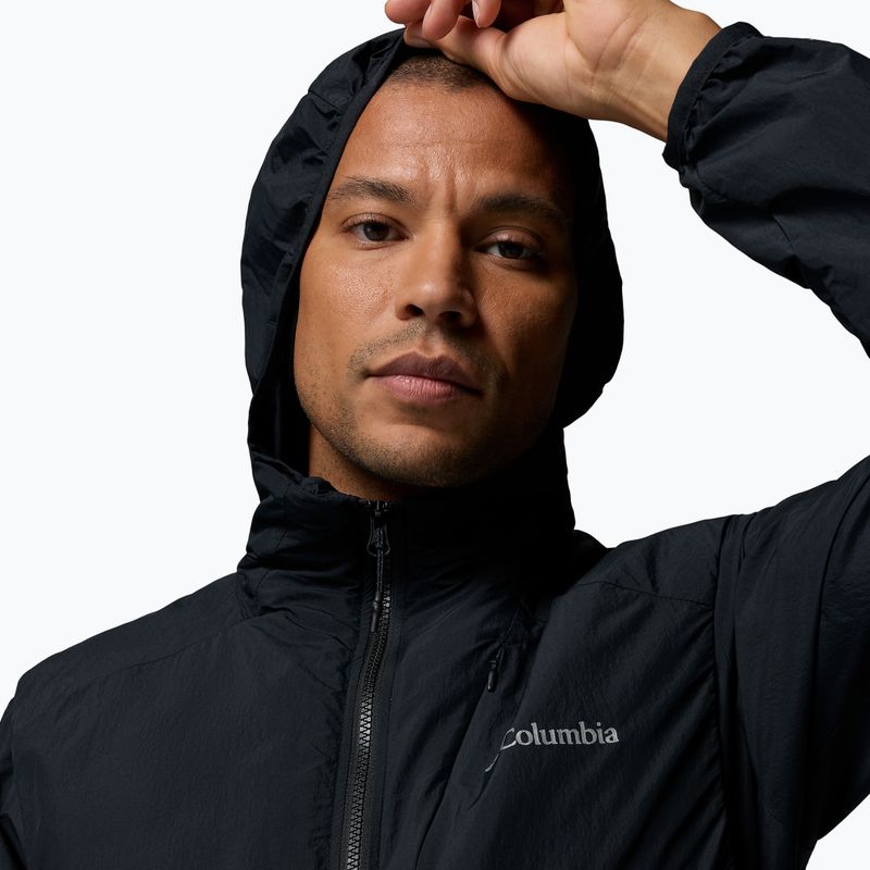 Men's wind jacket Columbia Trailborne Outerchange black 6