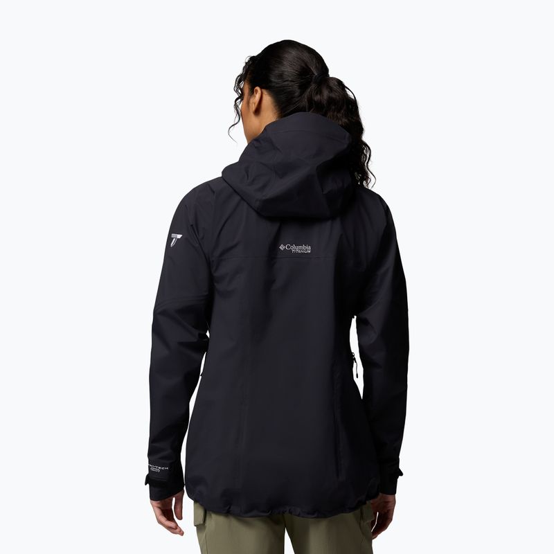 Women's softshell jacket Columbia Saudan Pro 3L black 3
