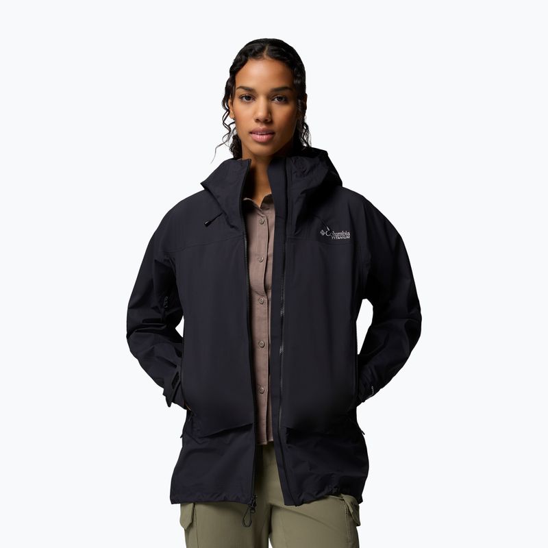 Women's softshell jacket Columbia Saudan Pro 3L black 5