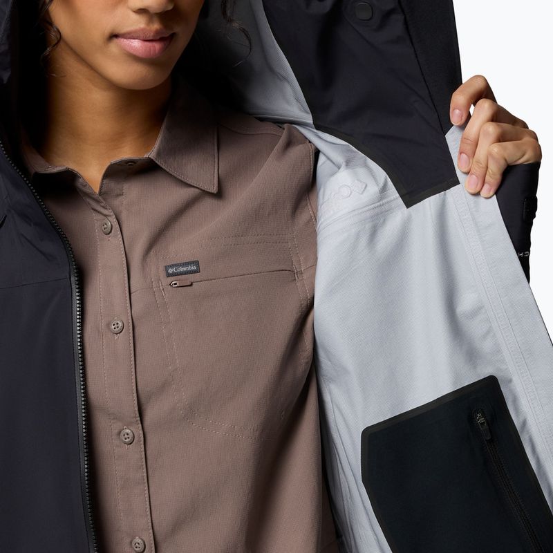 Women's softshell jacket Columbia Saudan Pro 3L black 10