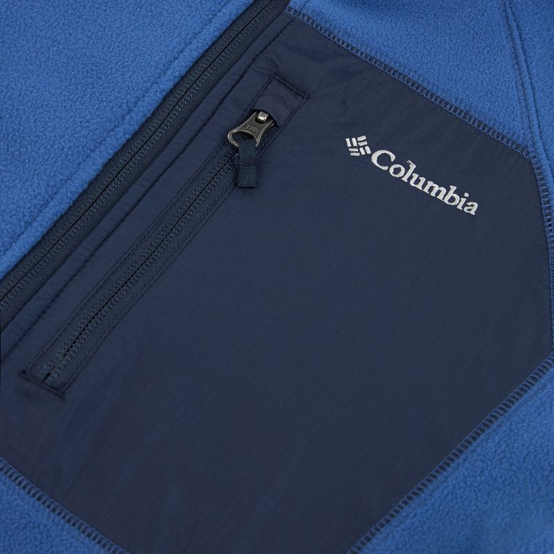 Children's fleece sweatshirt Columbia Fast Trek V Full Zip mountain blue/collegiate navy 3
