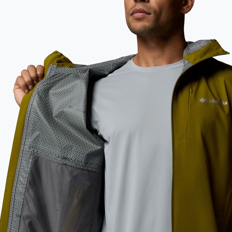 Men's softshell jacket Columbia Trailborne 2.5L mossy green 10