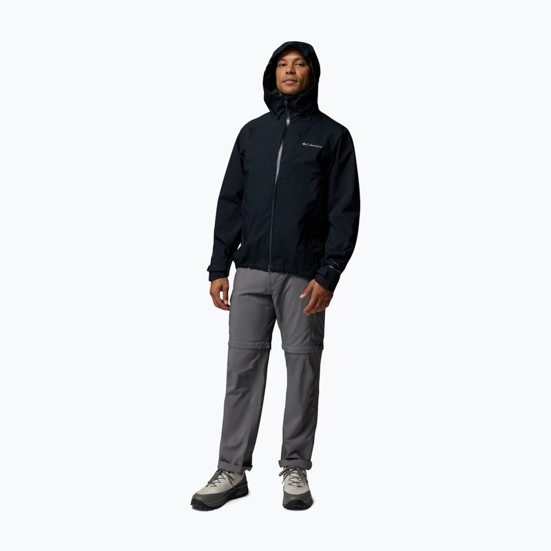 Men's softshell jacket Columbia Trailborne 2.5L black 2