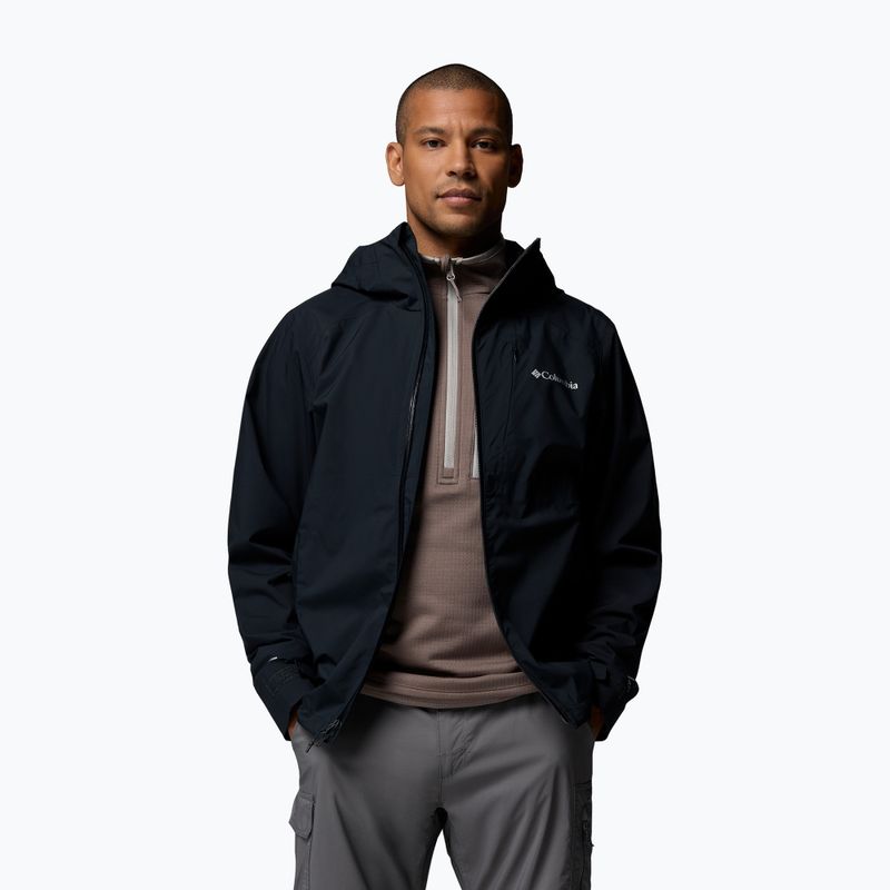 Men's softshell jacket Columbia Trailborne 2.5L black 5