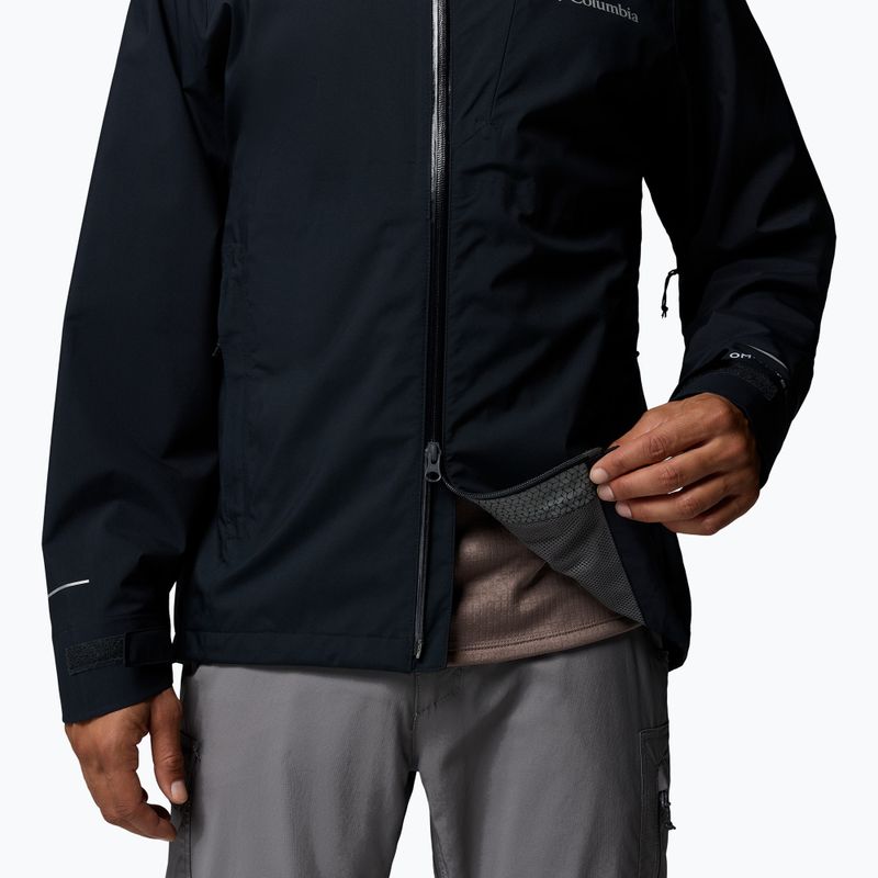 Men's softshell jacket Columbia Trailborne 2.5L black 10