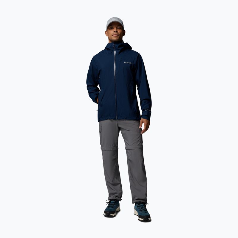 Men's softshell jacket Columbia Trailborne 2.5L collegiate navy 2