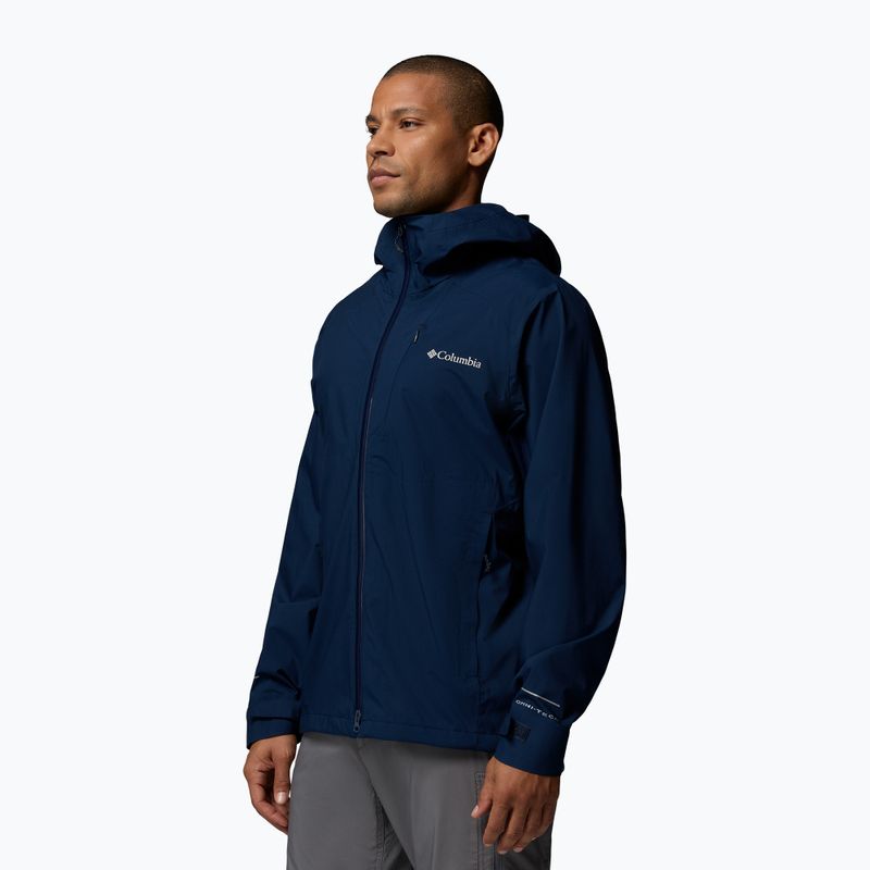 Men's softshell jacket Columbia Trailborne 2.5L collegiate navy 4