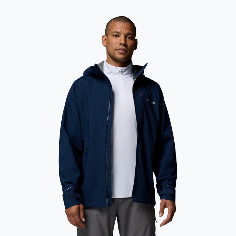 Men's softshell jacket Columbia Trailborne 2.5L collegiate navy 5