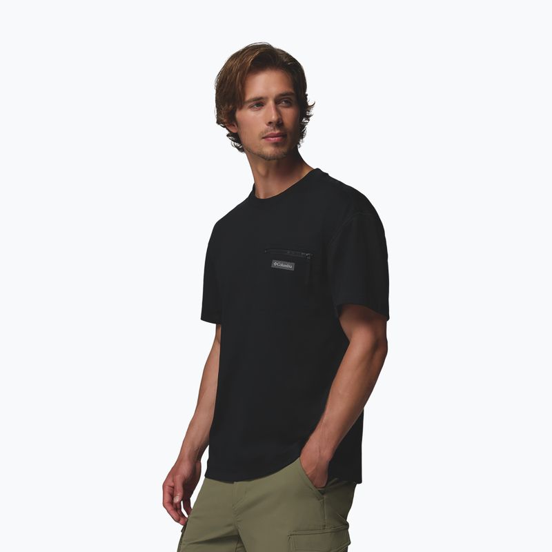Men's T-shirt Columbia Echo Passage SS Crew black 4