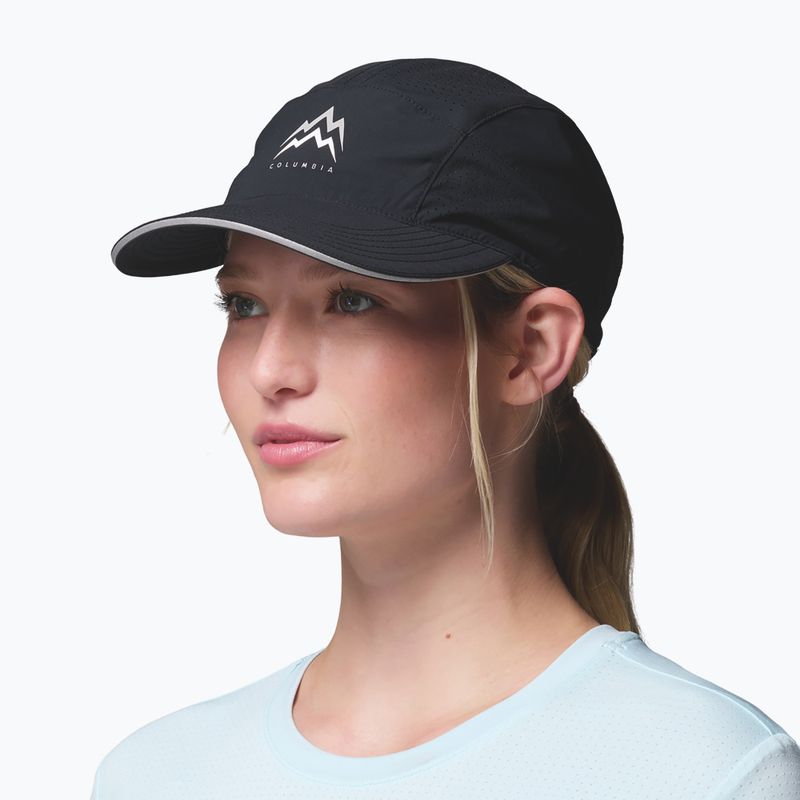 Baseball cap Columbia Speed Trail Ball black/mountains 6