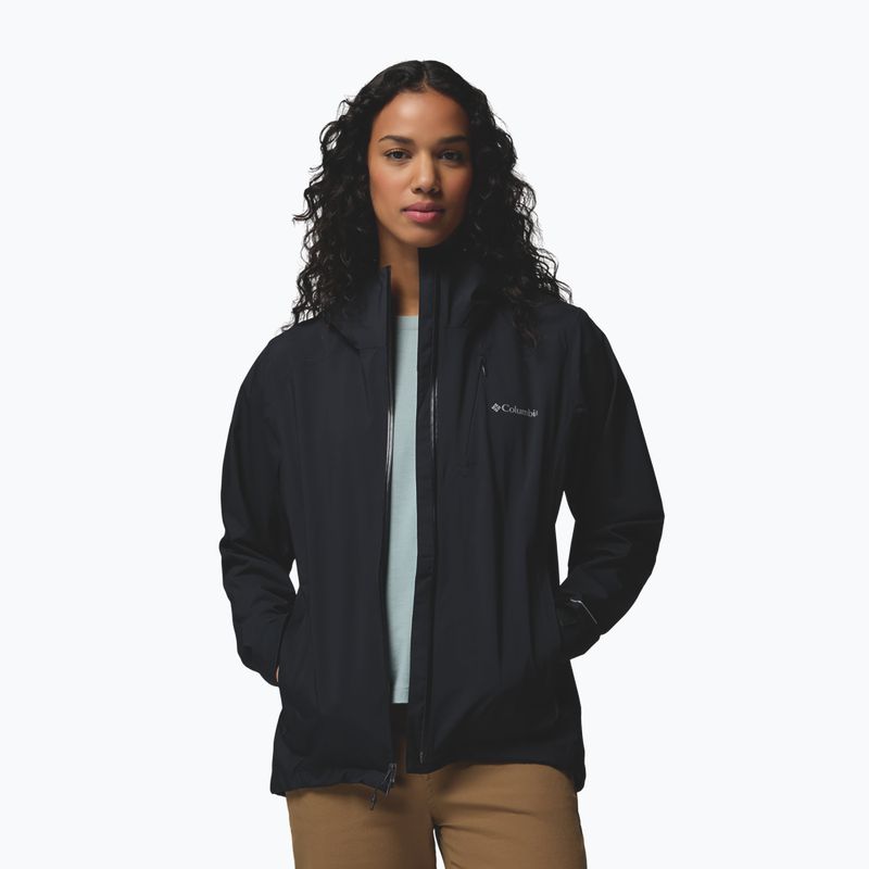 Women's softshell jacket Columbia Trailborne 2.5L Shell black 4