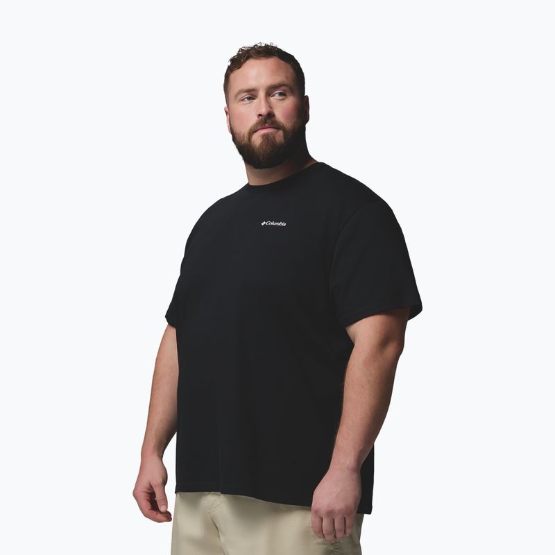 Men's T-shirt Columbia CSC Outdoor back graphic black/scoped view 4