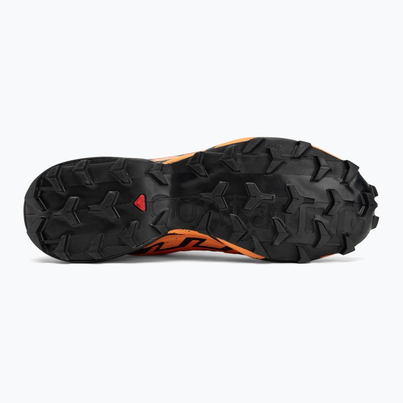Men's Salomon Speedcross 6 redora/black/turmer running shoes 4