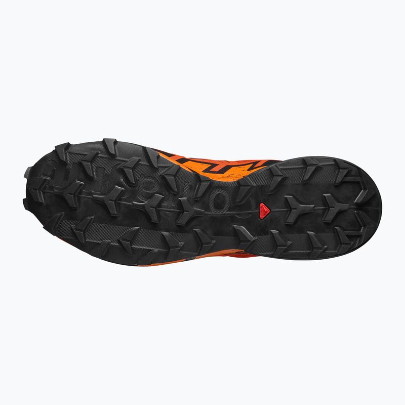 Men's Salomon Speedcross 6 redora/black/turmer running shoes 2
