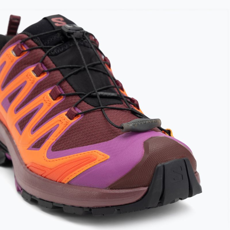 Salomon XA Pro 3D V9 GTX women's running shoes tawnyp/redora 7