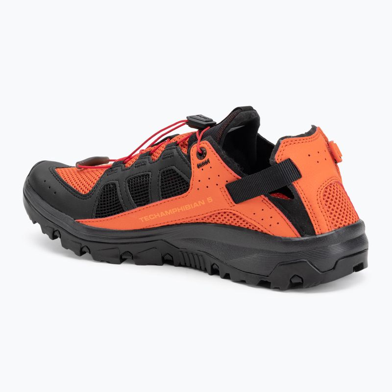 Salomon Techamphibian 5 men's hiking boots redora/black/turmer 3