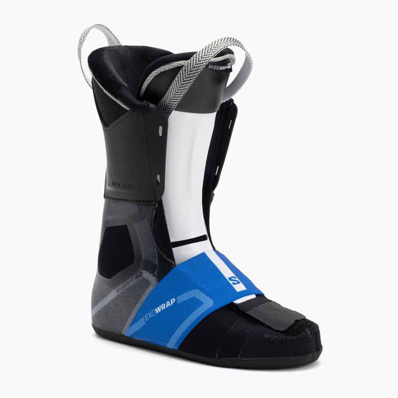 Women's ski boots Salomon S/Pro Supra Dual Boa 115 W black/beluga met./beetroot purple 5