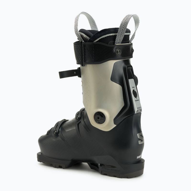 Women's ski boots Salomon S/PRO Supra Dual Boa 105 W GW black/light bronze metallic/black 2