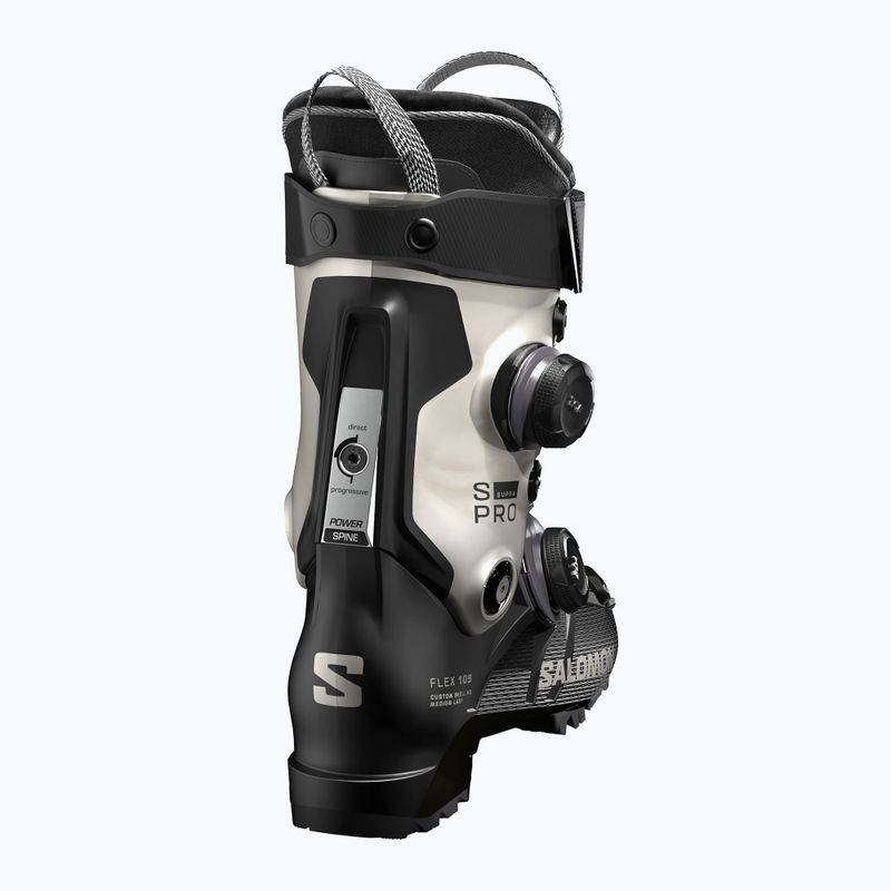 Women's ski boots Salomon S/PRO Supra Dual Boa 105 W GW black/light bronze metallic/black 2