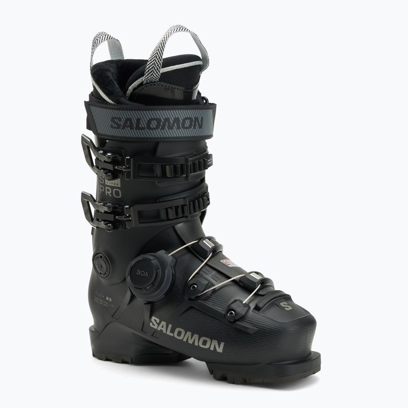 Women's ski boots Salomon S/Pro Supra Boa 85 W black/black/light bronze met