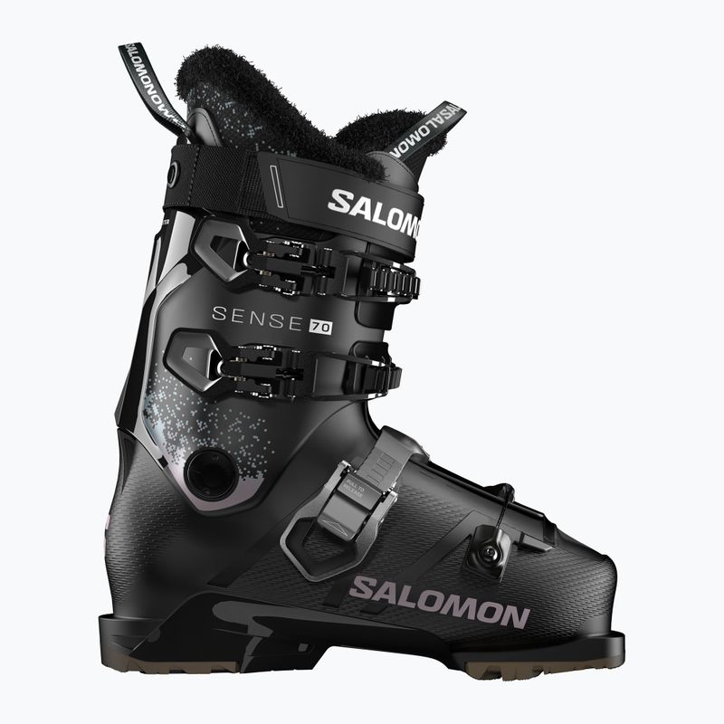 Women's ski boots Salomon S/Pro Sense 70 W GW black/black/oil green 6