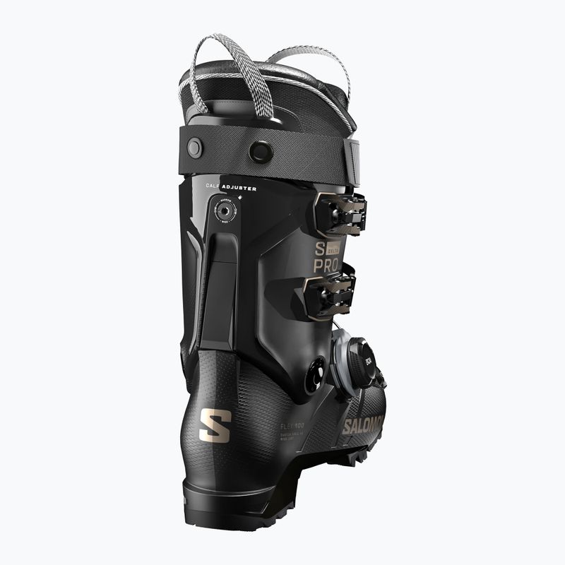 Men's ski boots Salomon S/Pro Delta Boa 100 black/black/titanium met. 3
