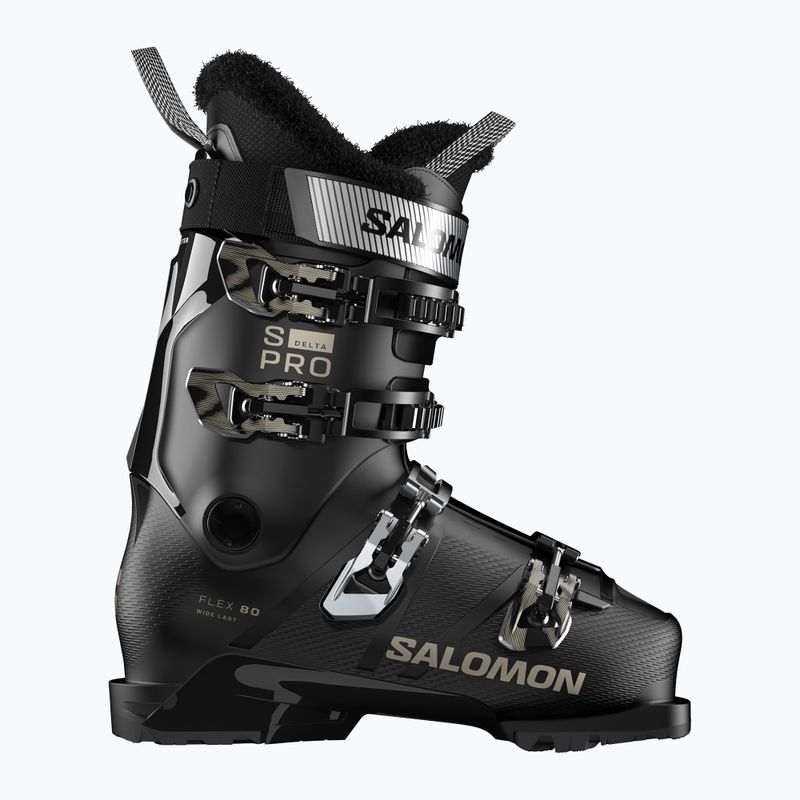 Women's ski boots Salomon S/Pro Delta 80 W GW black/black/light bronze met