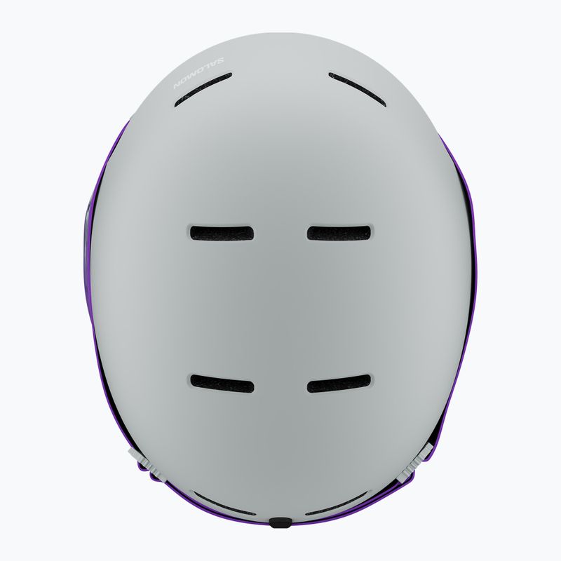 Children's ski helmet Salomon Player Combo + Goggles XV Jr ice flow/ice flow mid blue 5