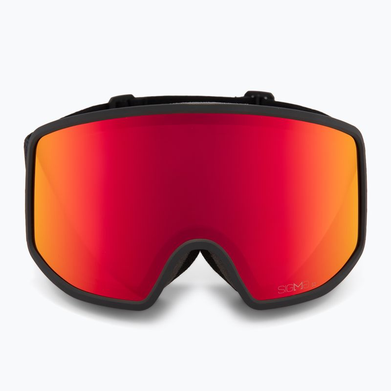 Ski goggles Salomon Sentry Pro Sigma black/sigma poppy red 2
