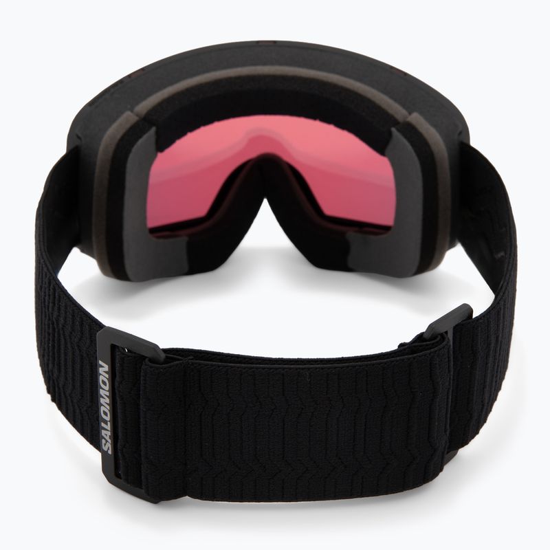 Ski goggles Salomon Sentry Pro Sigma black/sigma poppy red 3