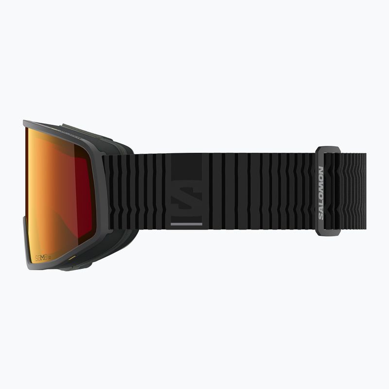 Ski goggles Salomon Sentry Pro Sigma black/sigma poppy red 4