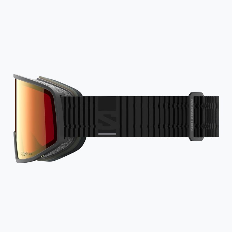 Ski goggles Salomon Sentry Pro OTG Sigma Photo S1-S3 black/sigma photo poppy red 4