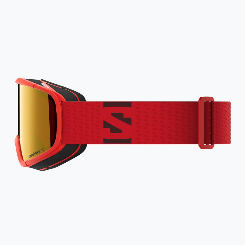 Ski goggles Salomon Aksium 2.0 cherry tomato/ml mid red 4