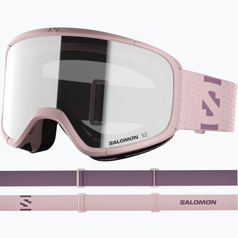 Ski goggles Salomon Aksium 2.0 S2 heavenly pink/ml super white 2