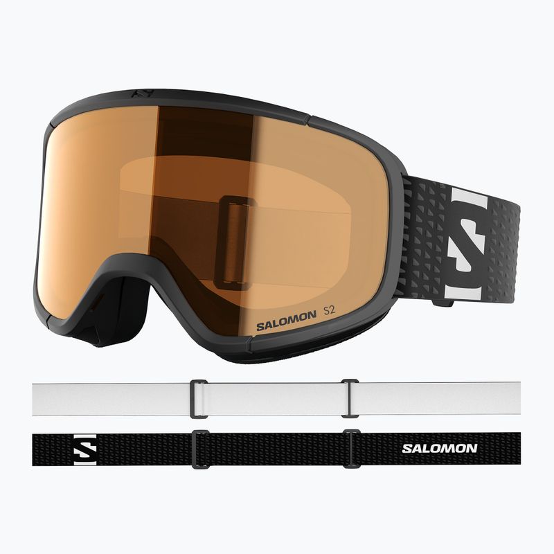 Ski goggles Salomon Aksium 2.0 Acces black/flash toric orange 5