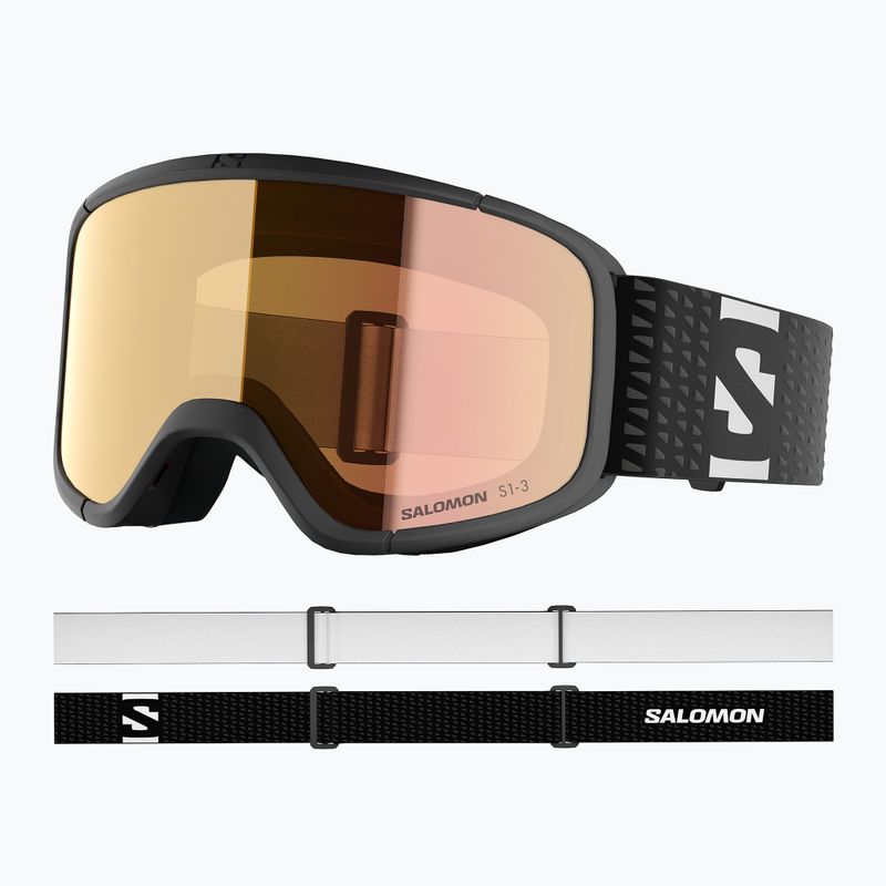 Ski goggles Salomon Aksium 2.0 S Photo black/photo ml red 5