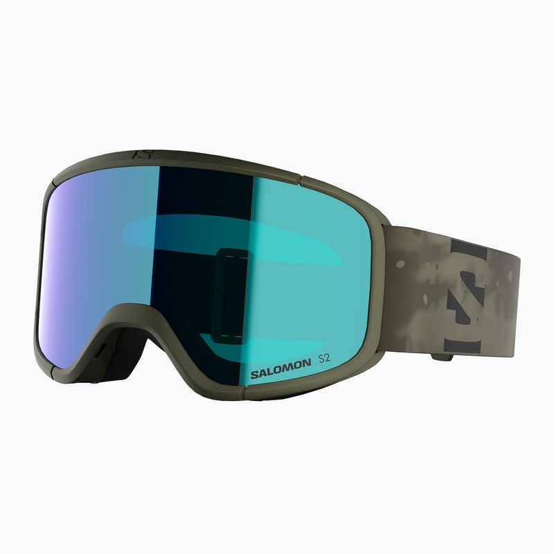 Ski goggles Salomon Aksium 2.0 S olive night/ml mid blue