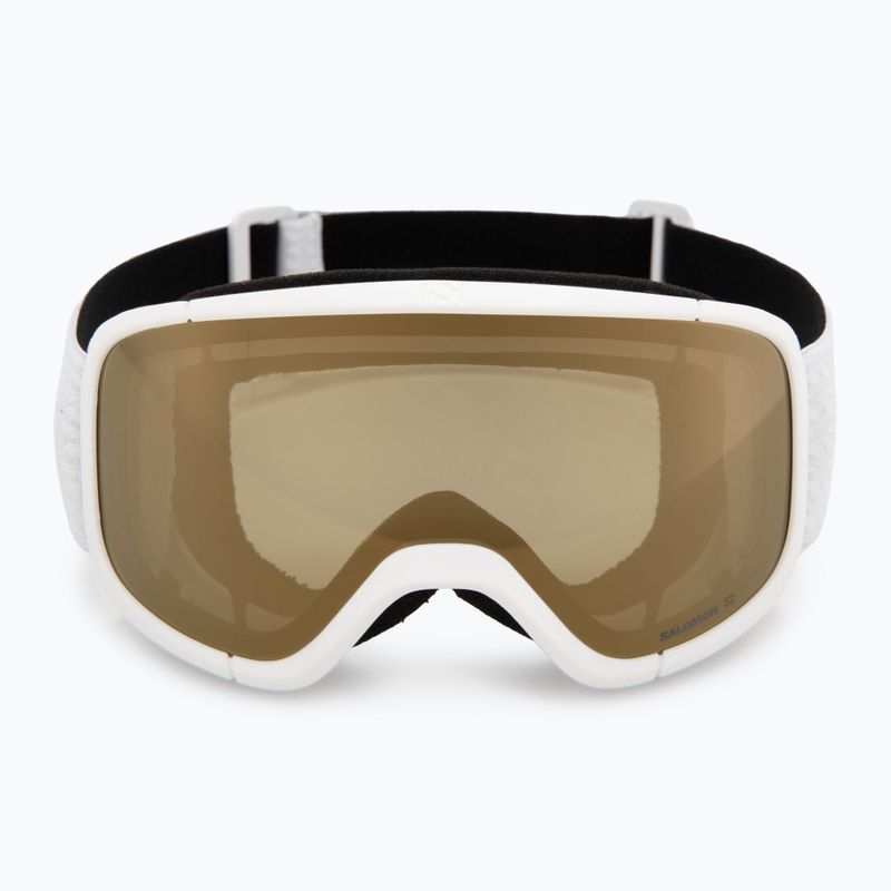 Children's ski goggles Salomon Lumi Acces Jr white/flash gold 2