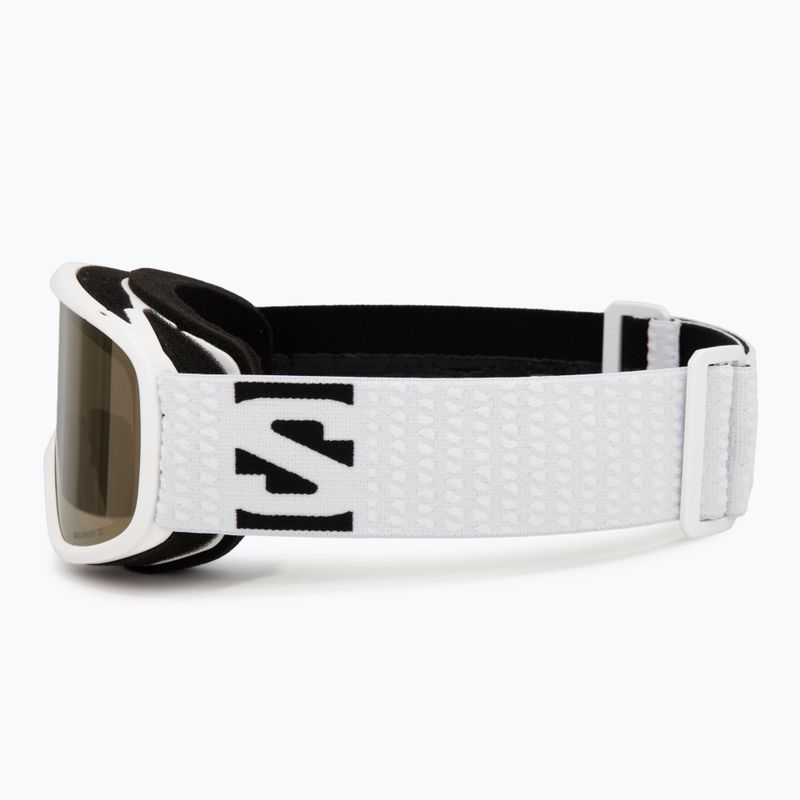 Children's ski goggles Salomon Lumi Acces Jr white/flash gold 4