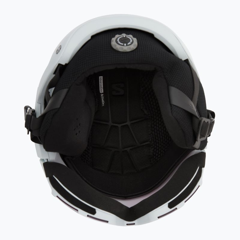 Ski helmet Salomon Osmo Pro Sigma Photo ice flow/sky blue 5