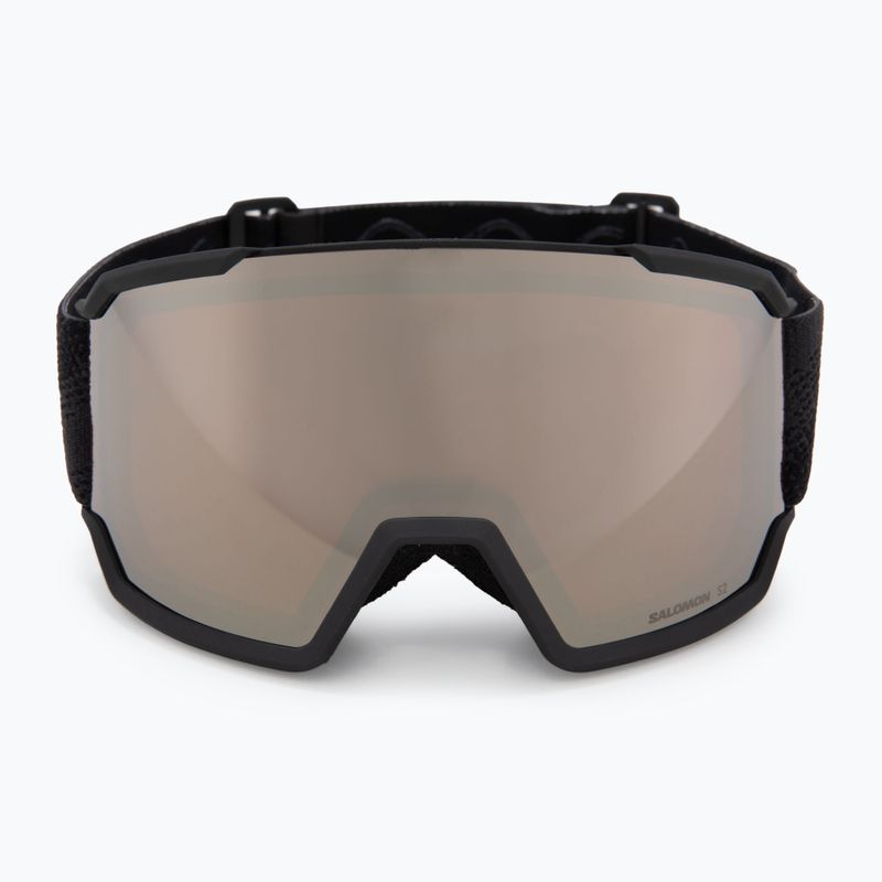 Ski goggles Salomon S/View 3 Access black/flash toric orange 2