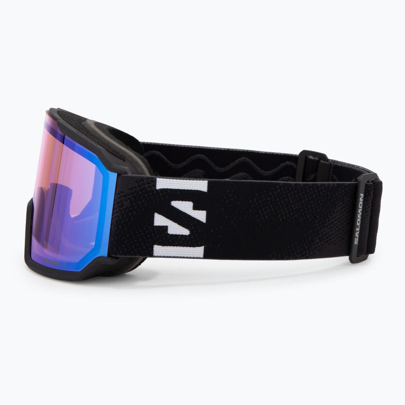 Ski goggles Salomon S/View 3 black/ml light blue 4