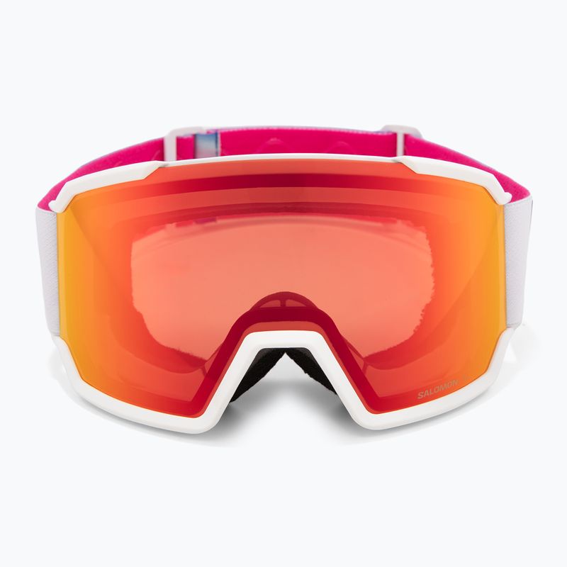 Ski goggles Salomon S/View 3 white/ml mid red 2