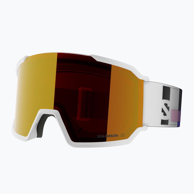 Ski goggles Salomon S/View 3 white/ml mid red
