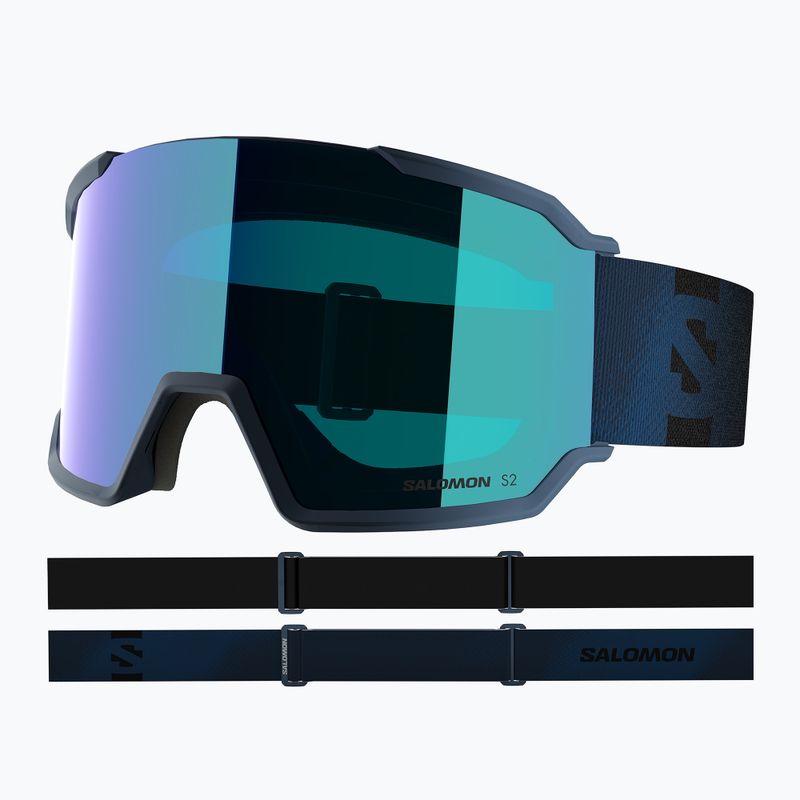 Ski goggles Salomon S/View 3 dress blue/ml mid blue 5