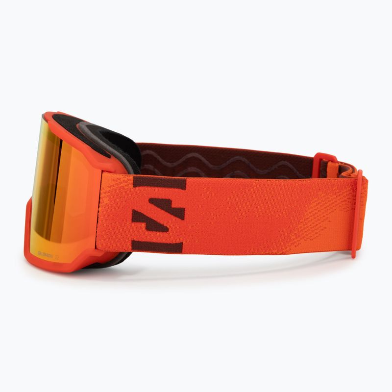 Ski goggles Salomon S/View 3 cherry tomato/ml mid red 4
