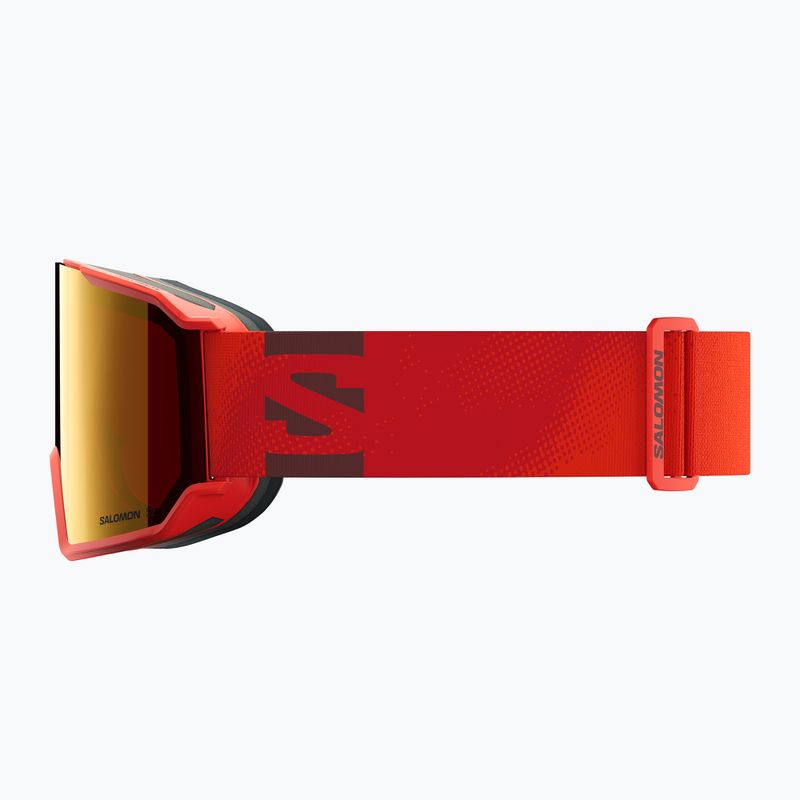 Ski goggles Salomon S/View 3 cherry tomato/ml mid red 4