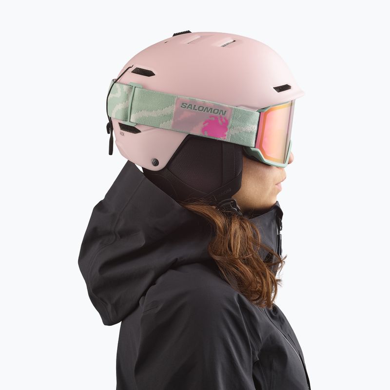 Ski goggles Salomon S/View 3 iceberg green/ml ruby 6