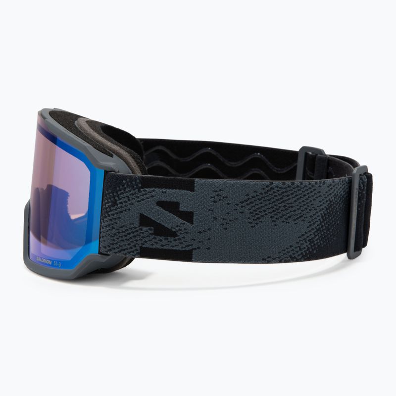 Ski goggles Salomon S/View 3 Photo ebony/ml blue 4