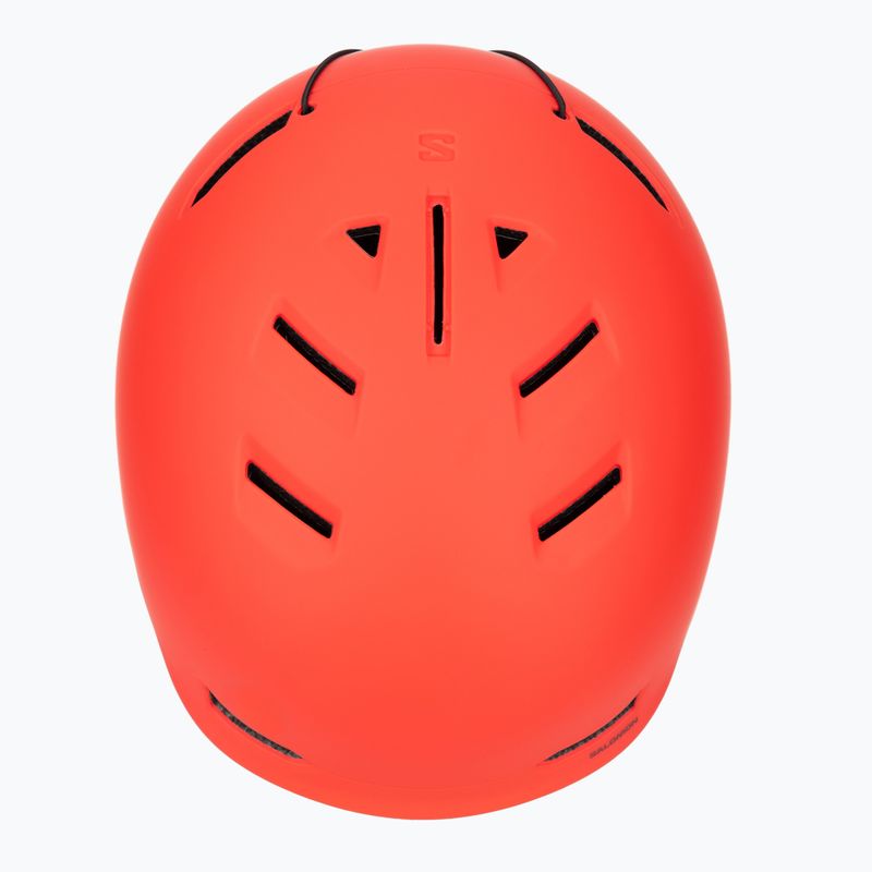 Children's ski helmet Salomon Husk Jr cherry tomato 6